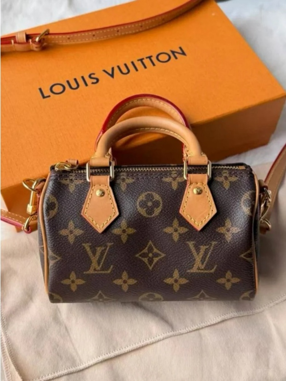 Louis Vuitton Brown Monogram Mini Handbag